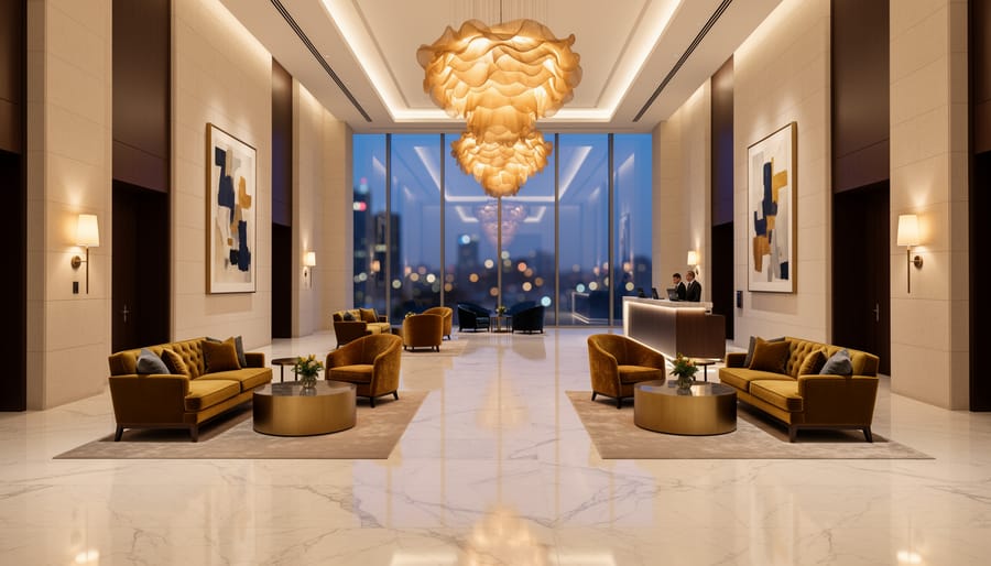 Where First Impressions Become Lasting Memories: The Art of Upscale Hotel Lobby Design
